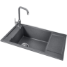 Кухонная мойка GRANULA GR-7806 графит (черно-серый) 7806 GPAFIT